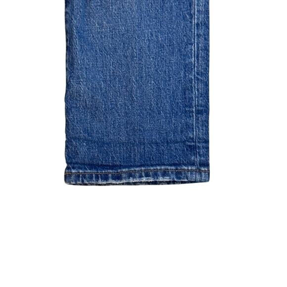 Madewell The Perfect Vintage Full-Length Jean Distressed Wash Blue Denim Size 25 - Picture 5 of 12